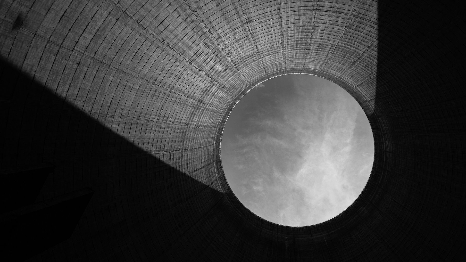 Inside a Nuclear Cooling Tower
