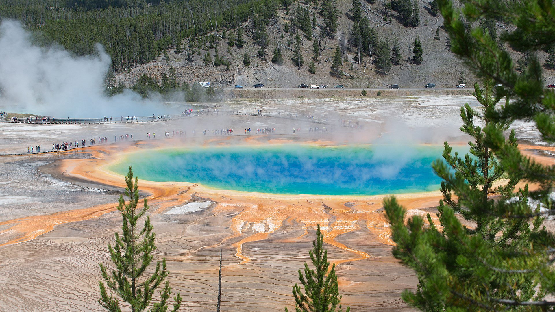 Prismatic Spring in Yellowstone