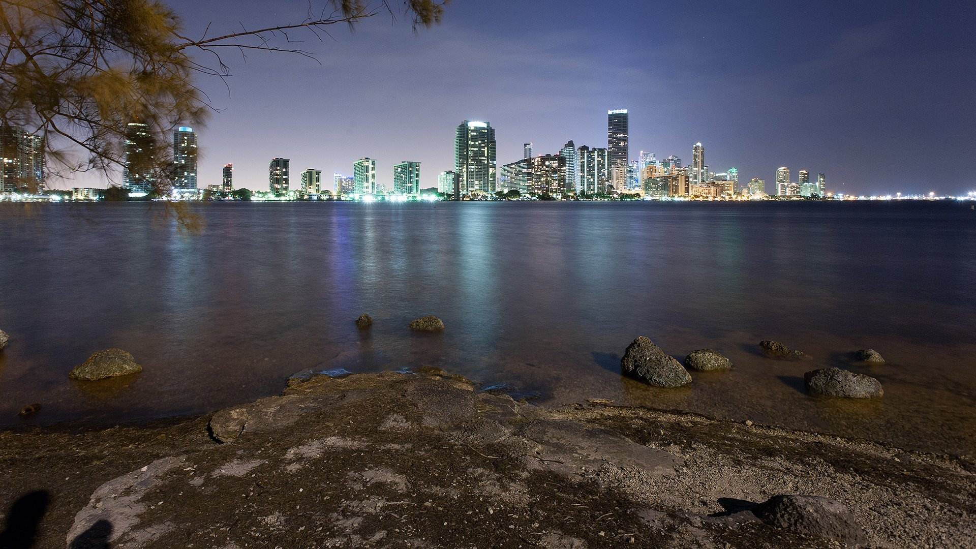Miami at night
