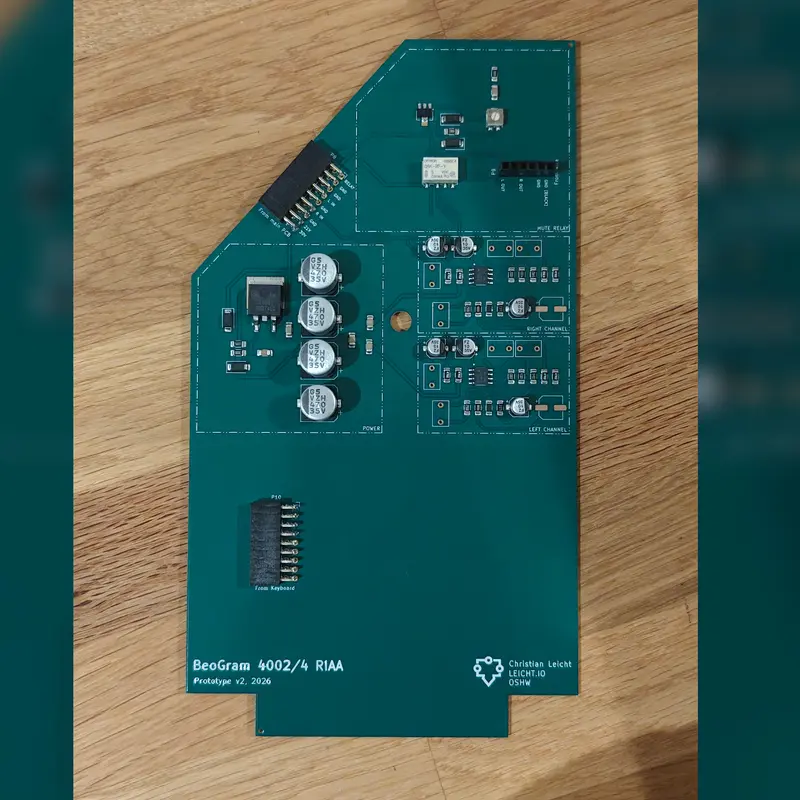 BeoGram 400X - Beogram 4002 RIAA